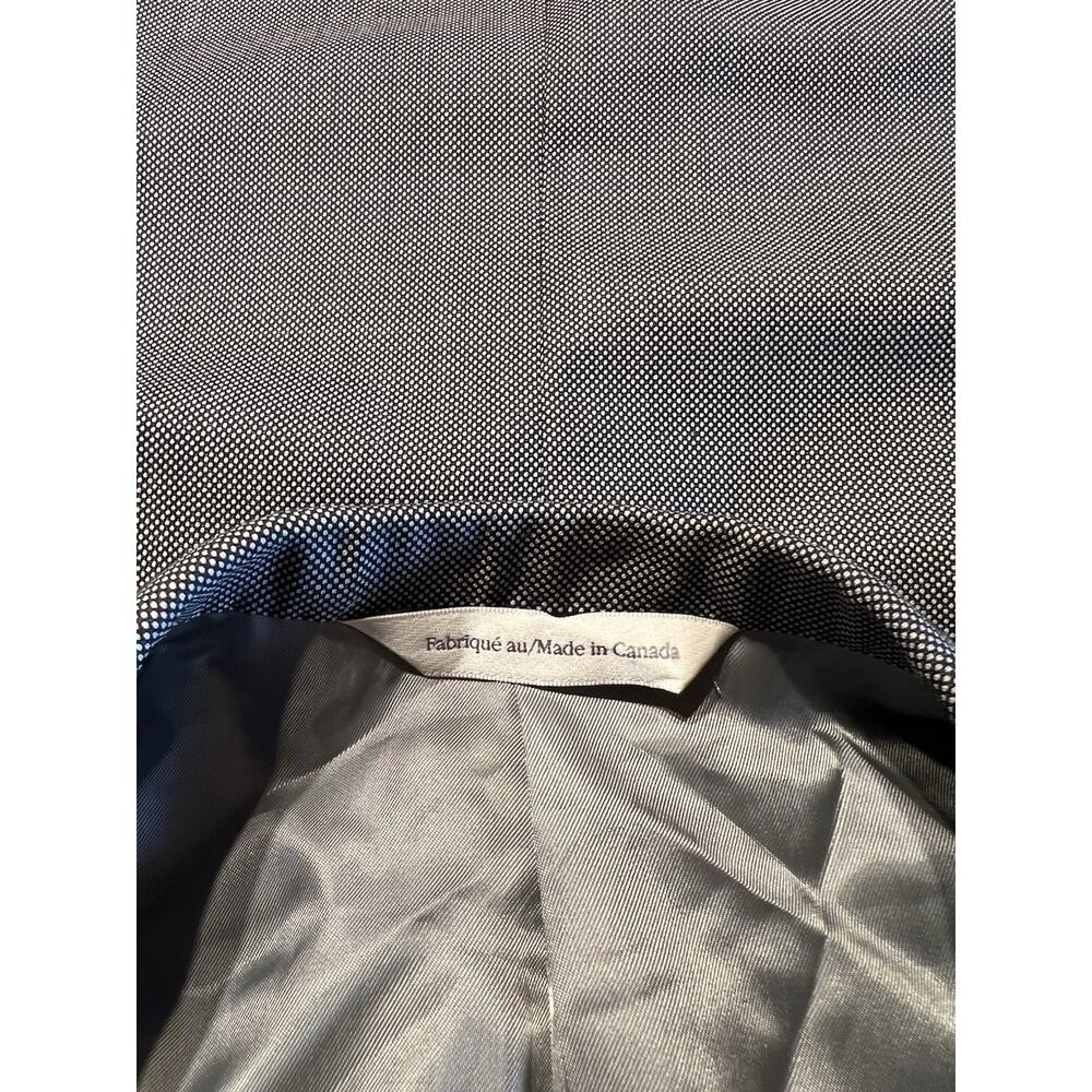 Samuelsohn 40R Black and Gray Birdseye Casual Designer Blazer Sport Jacket - Picture 7 of 15
